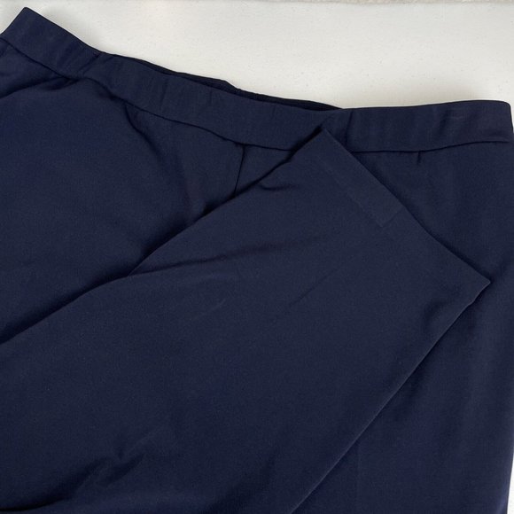 Susan Graver Pants Women's Size 1XP Dark Blue Performance Stretch Comfort Casual - Picture 1 of 14